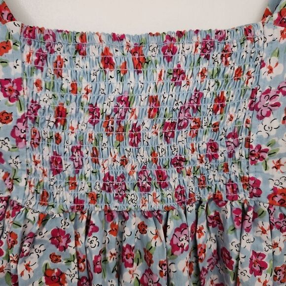 Planet Gold Womens Juniors 100% Cotton Mini Summer Floral Dress Size Small - Picture 5 of 9